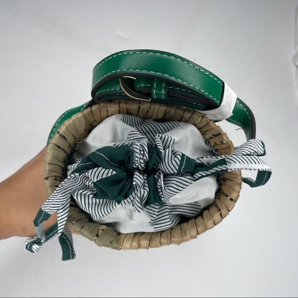 Zara Raffia Floral Mini Crossbody Bag NWT - Picture 9 of 12